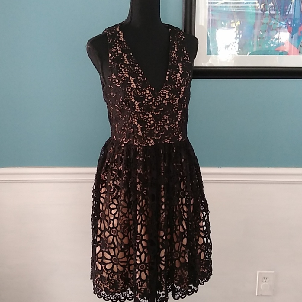 French Connection, lack crochet lace dress